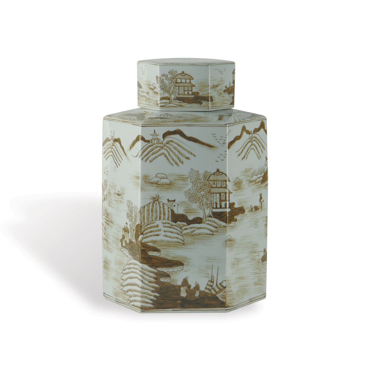 Picture of CANTON BROWN JAR LARGE