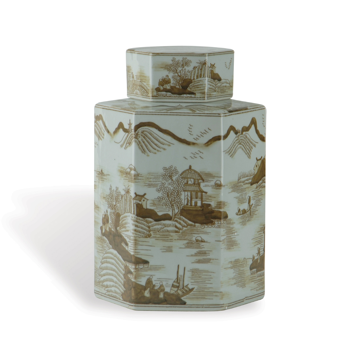 Picture of CANTON BROWN JAR SMALL