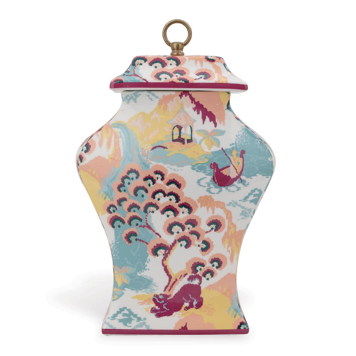 Picture of CANTON CORAL JAR