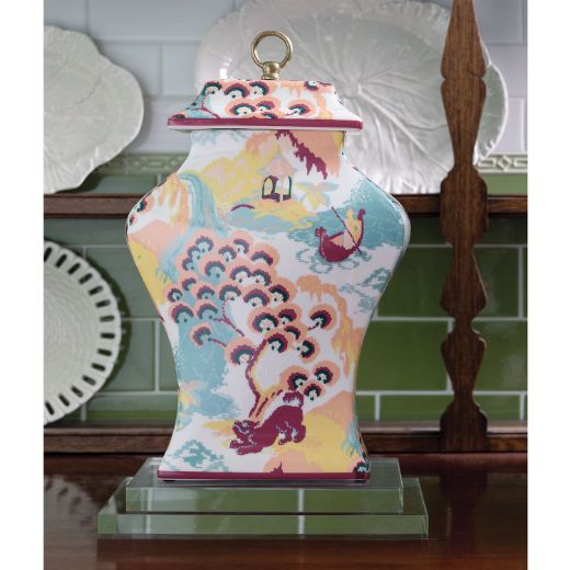 Picture of CANTON CORAL JAR