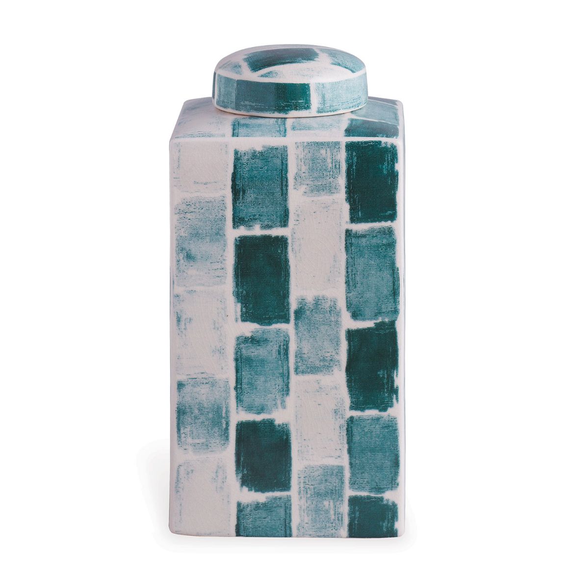 Picture of Celadon Tile Square Tea Caddy Small