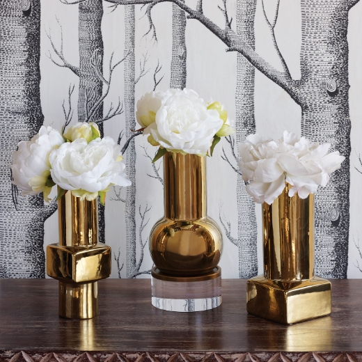 Picture of Deco Gold Vases (Set of 3)