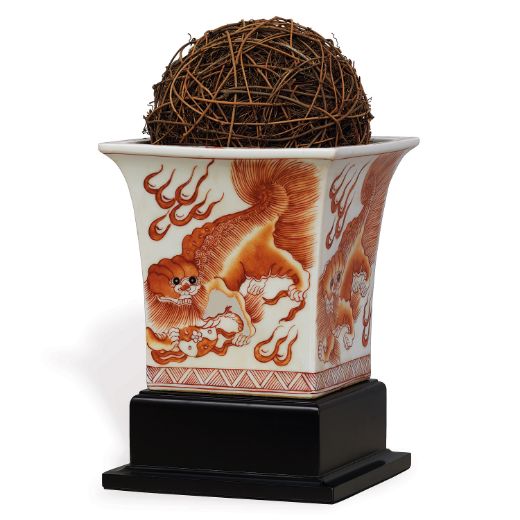 Picture of Chow Spice Square Planter w/stand