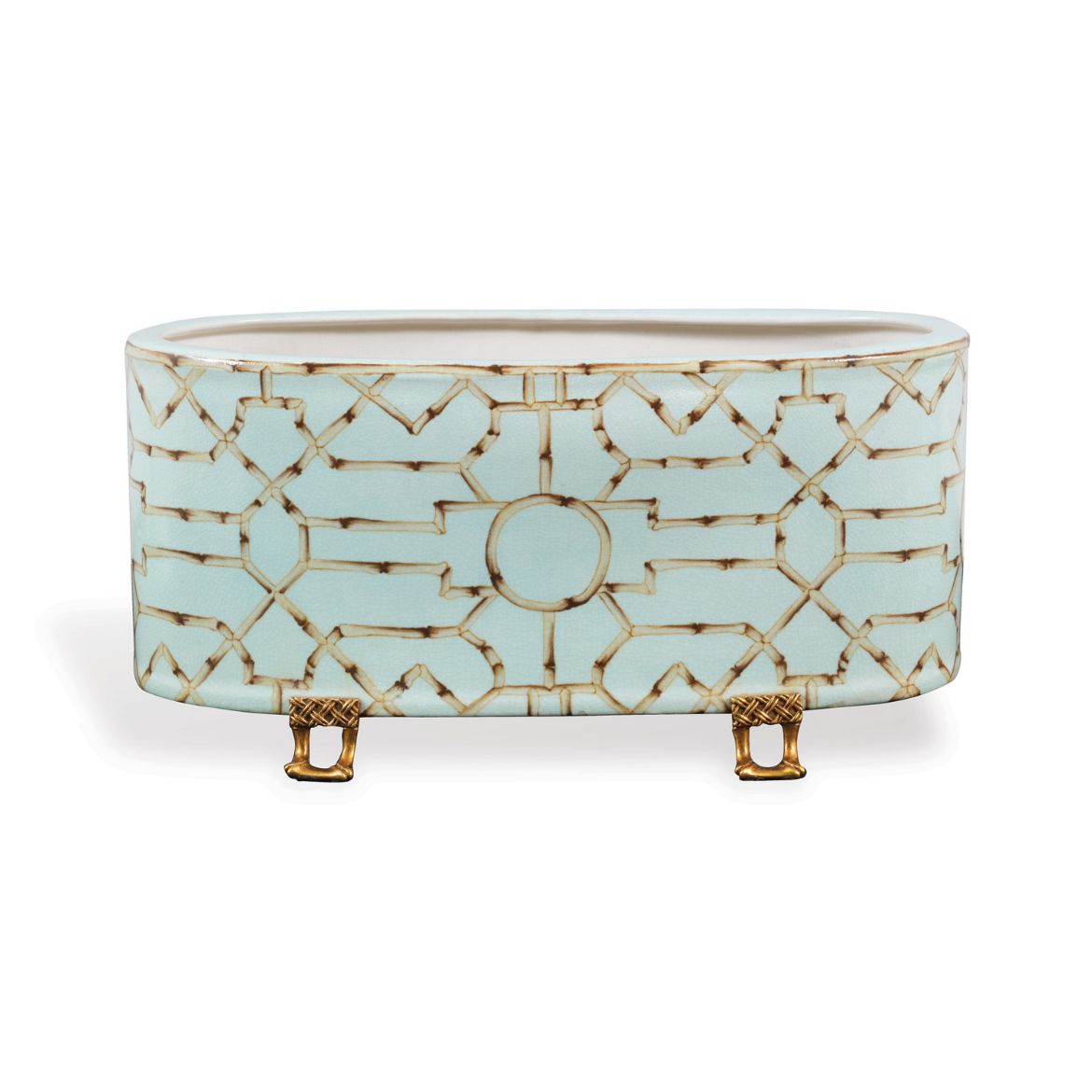 Picture of Baldwin Blue Oval Planter