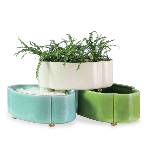 Picture of Carol Oval Celadon Planter