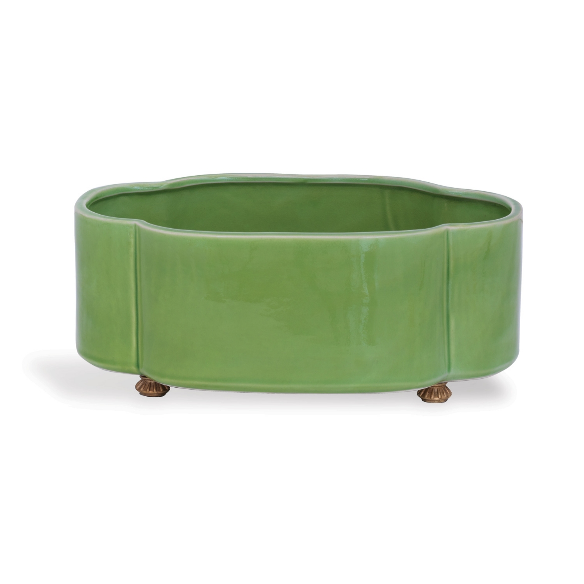 Picture of Carol Oval Apple Green Planter