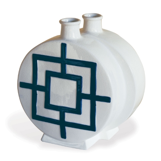 Picture of Round Key Blue Vase