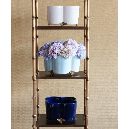 Picture of Celadon Quatrefoil Planter