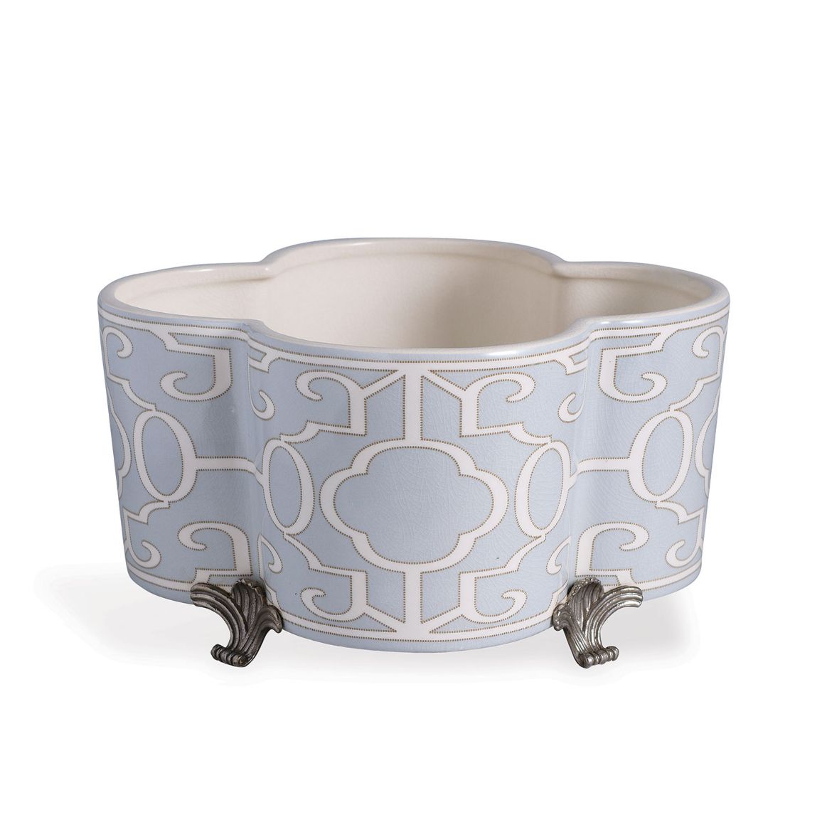 Picture of Ming Fretwork Quatrefoil Planter