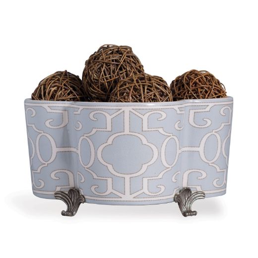 Picture of Ming Fretwork Quatrefoil Planter