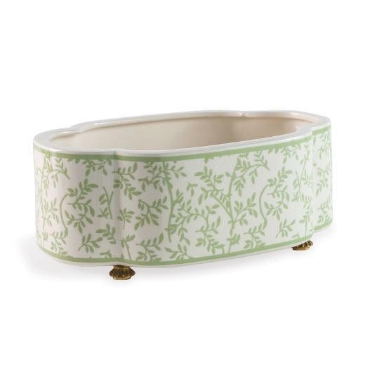 Picture of Ghost Blossom Oval Planter