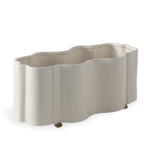Picture of Tuscan Cream Scallop Planter