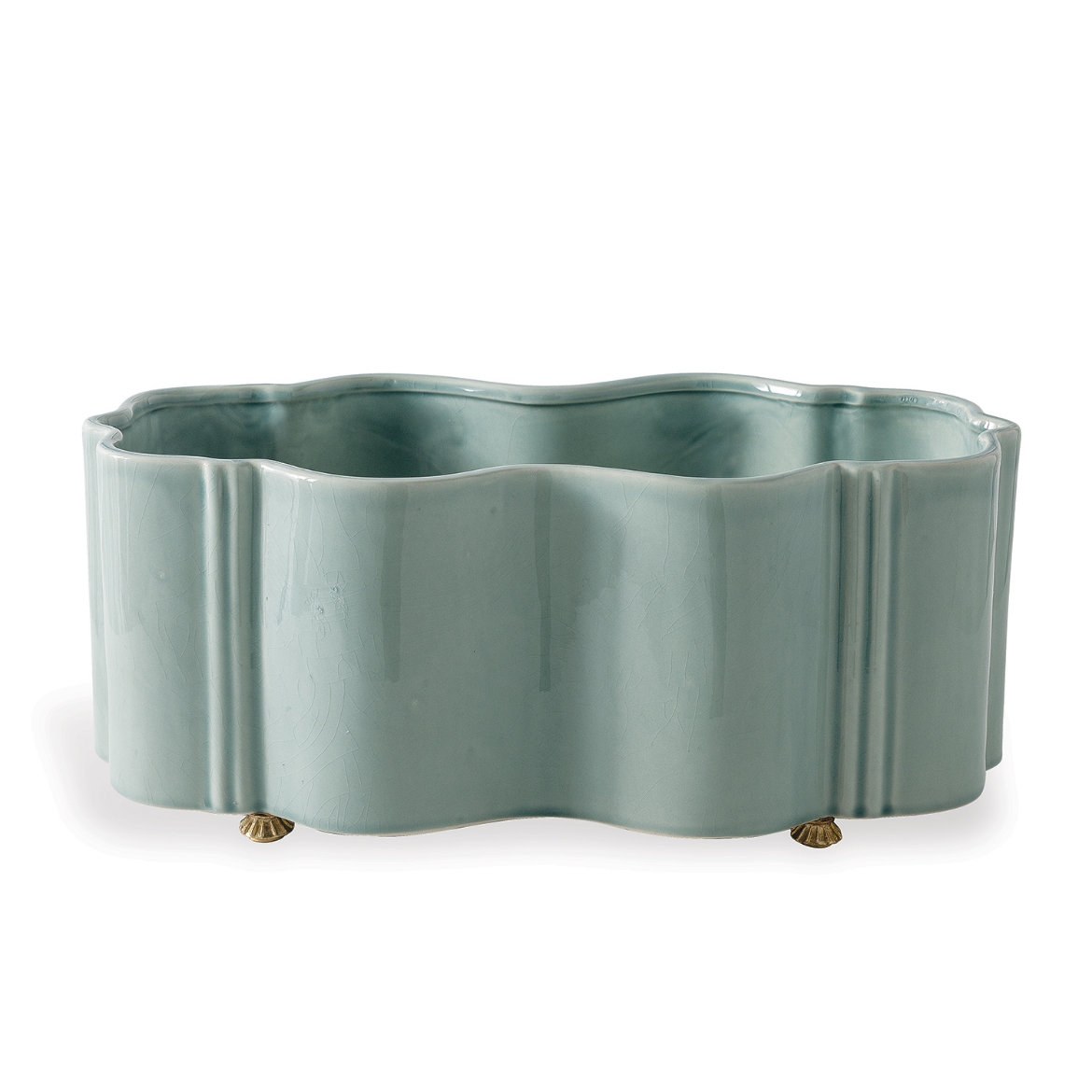 Picture of Tuscan Celadon Scallop Planter