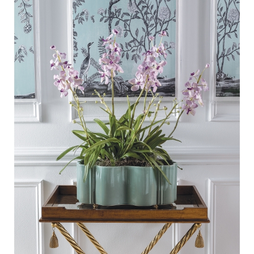 Picture of Tuscan Celadon Scallop Planter