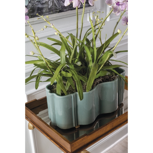 Picture of Tuscan Celadon Scallop Planter