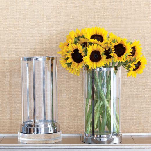 Picture of Edgewater Nickel Vase/Hurricane