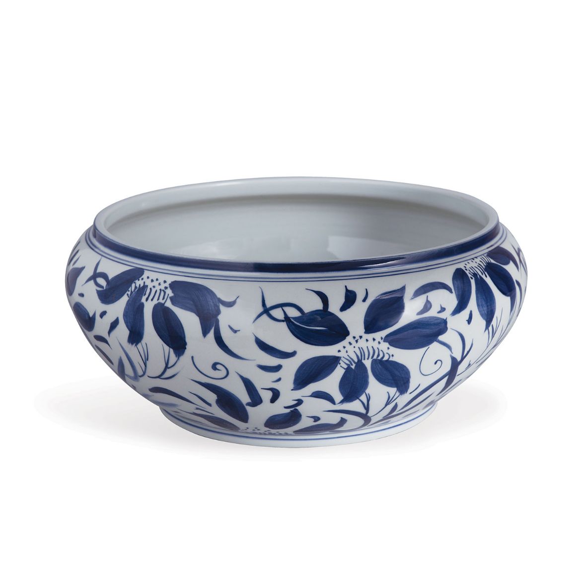 Picture of Blue Floral Center Basin