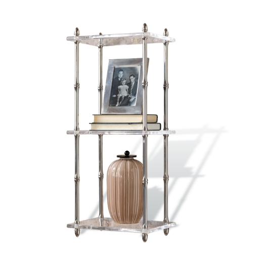 Picture of CARMEL NICKEL/LUCITE SHELF