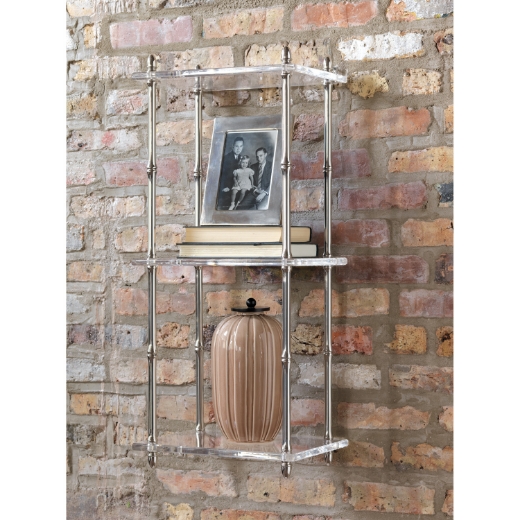 Picture of CARMEL NICKEL/LUCITE SHELF
