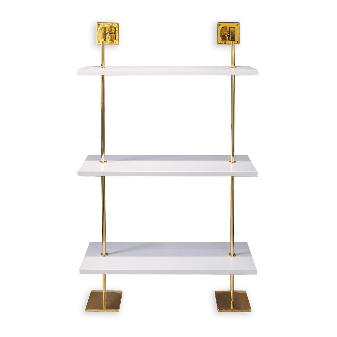 Picture of Marais 3-Tier White/Gold Shelf Kit