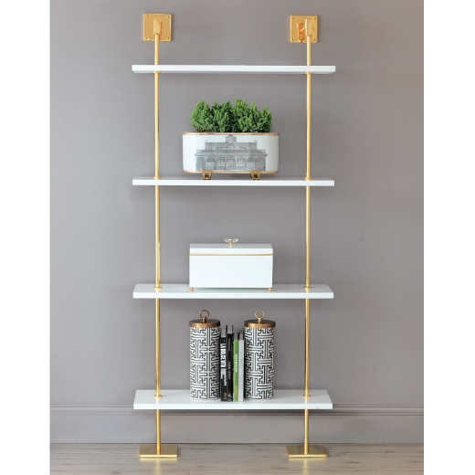 Picture of Marais 3-Tier White/Gold Shelf Kit