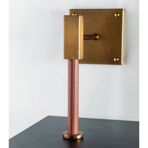 Picture of Arnold 3 Tier Black/Aged Brass Shelf 36"W