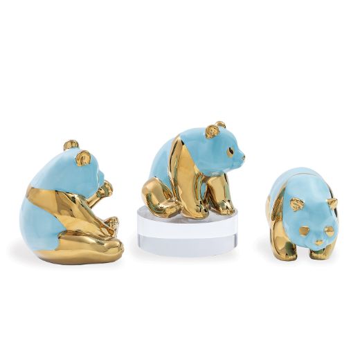 Picture of Panda Turquoise Objects (Set/3)