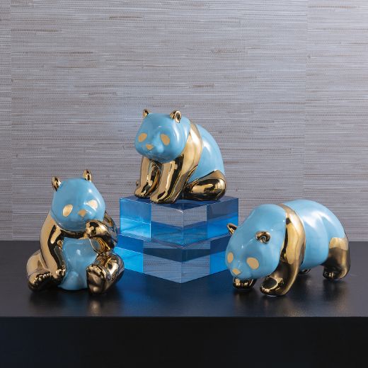Picture of Panda Turquoise Objects (Set/3)