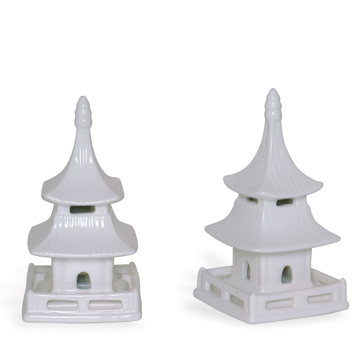 Picture of Pagoda Cream Objects Short (Set of 2)