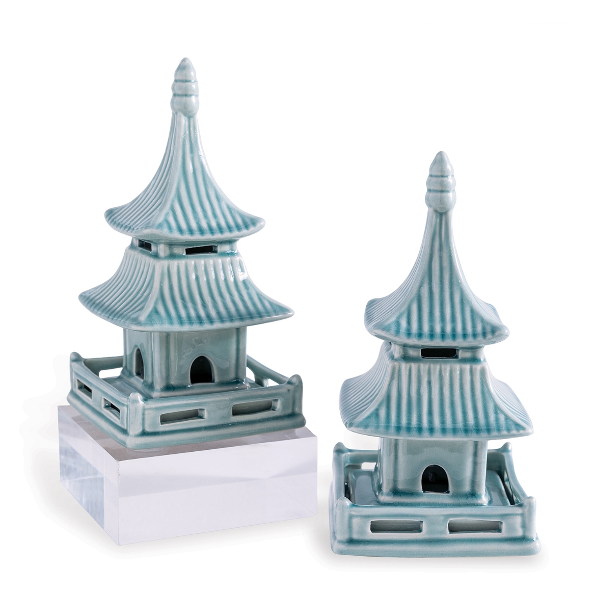 Picture of Pagoda Celadon Objects Short