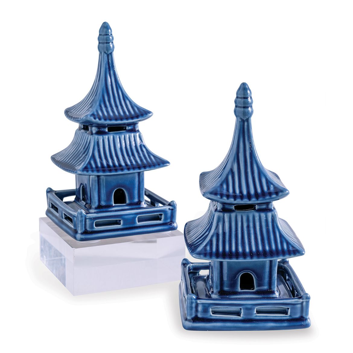 Picture of Pagoda Blue Objects Short