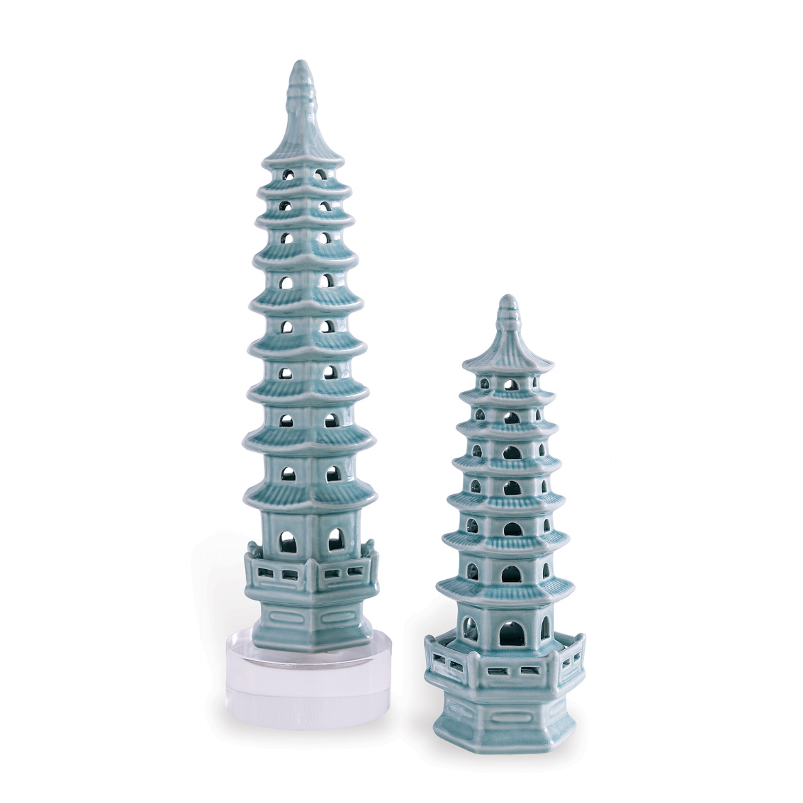 Picture of Pagoda Celadon Objects Tall