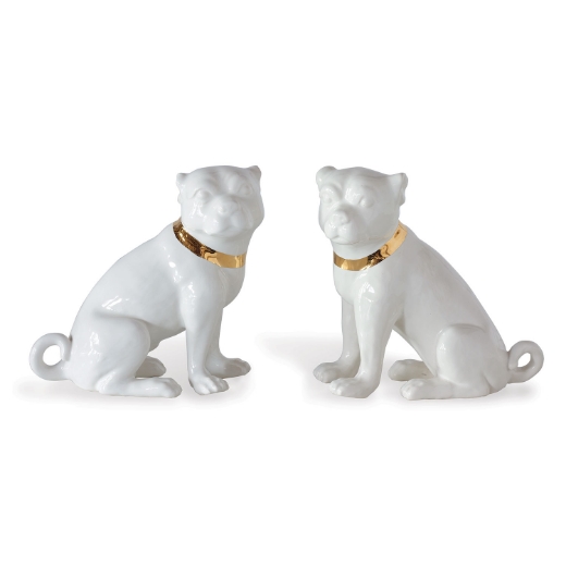 Picture of Cecil Cream Pug Pair