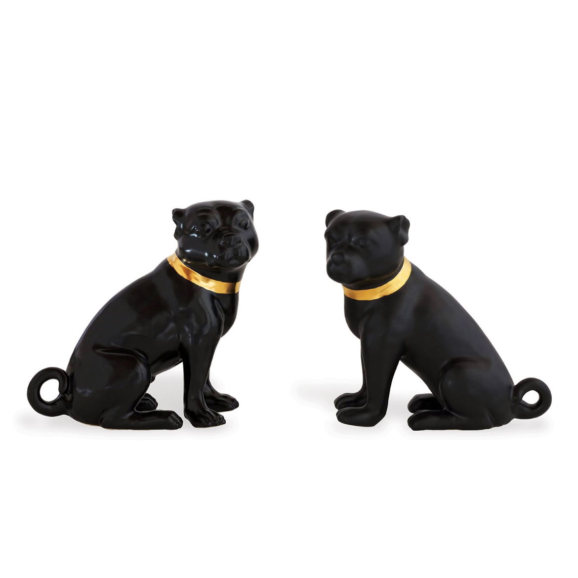 Picture of Cecil Black Pug- Pair