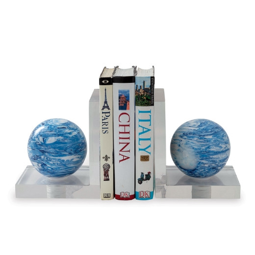 Picture of PRESCOTT NAVY BOOKENDS-- PAIR