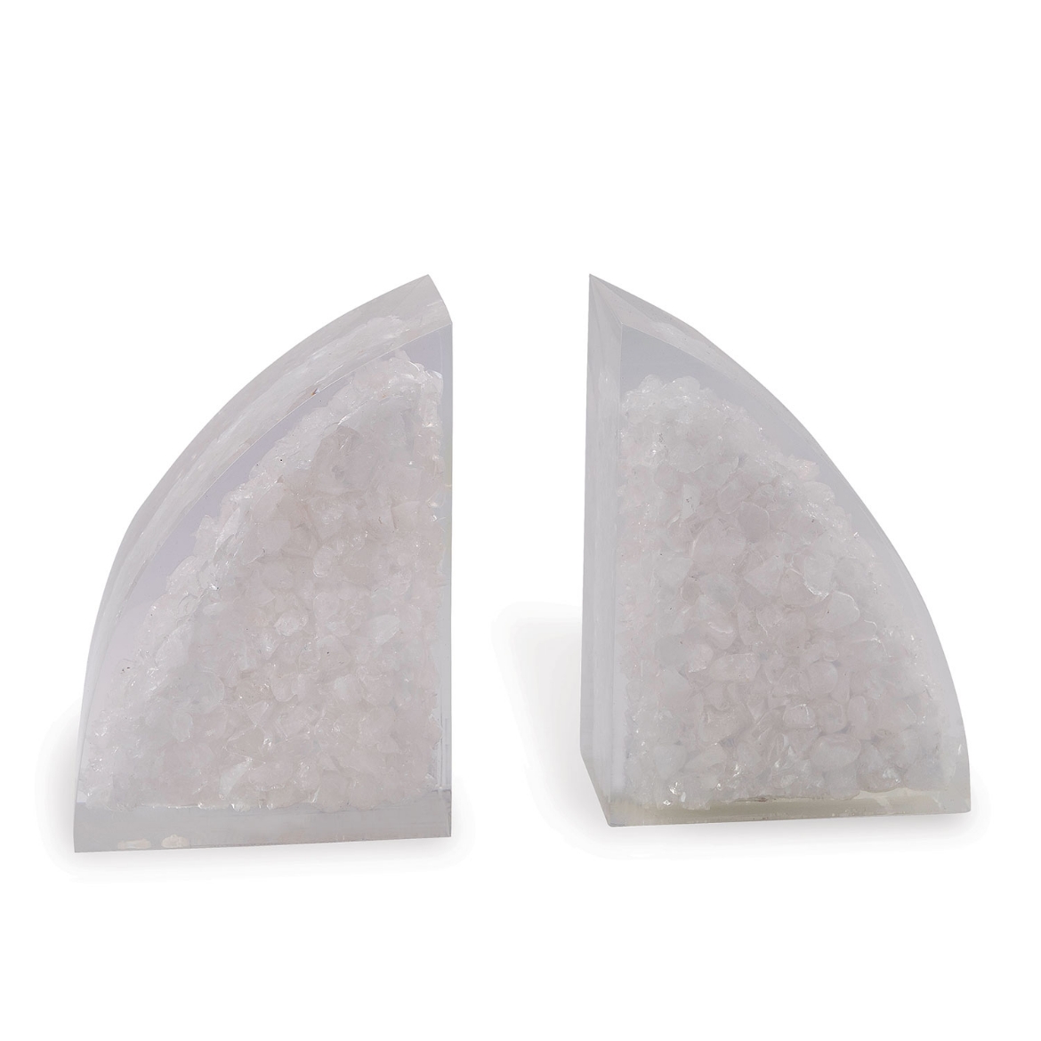 Picture of STONERIDGE WHITE MOON BOOKENDS-- PAIR