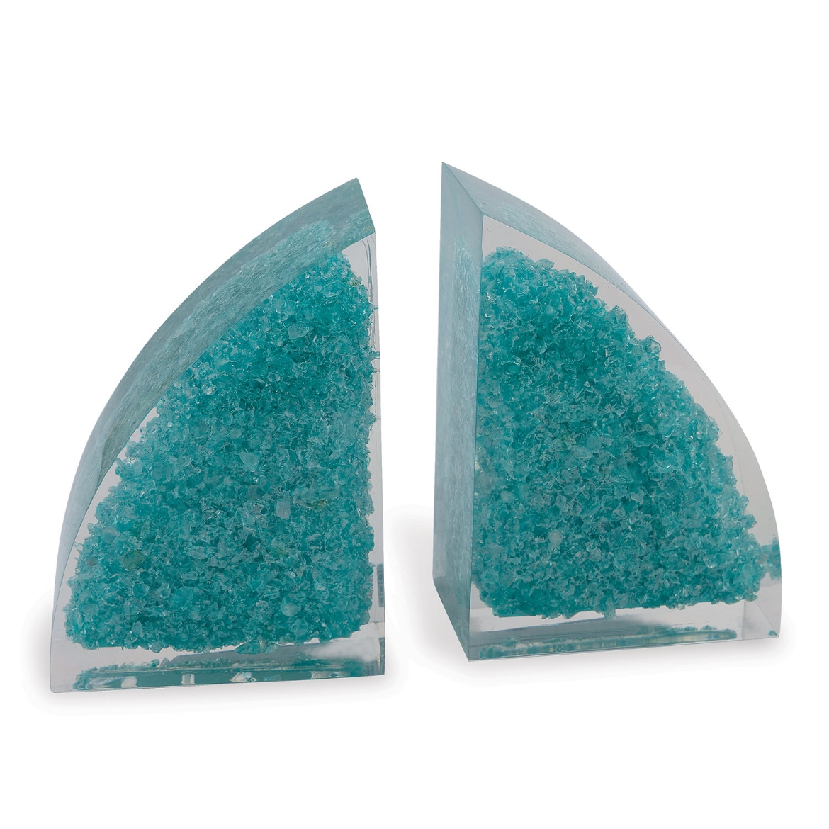 Picture of STONERIDGE TURQUOISE MOON BOOKENDS--PAIR