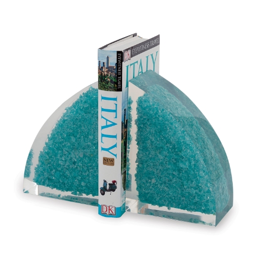 Picture of STONERIDGE TURQUOISE MOON BOOKENDS--PAIR