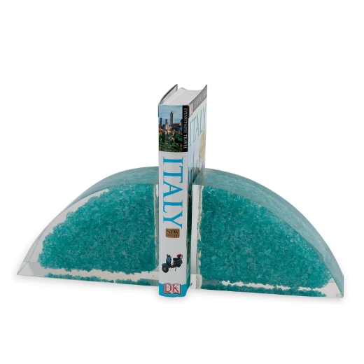 Picture of STONERIDGE TURQUOISE MOON BOOKENDS--PAIR