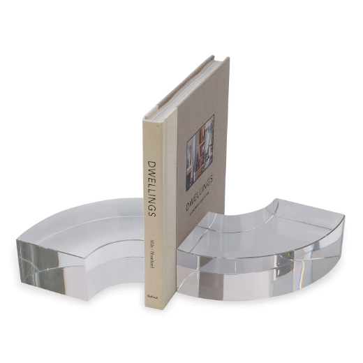 Picture of NOLAN CRYSTAL BOOKENDS--PAIR