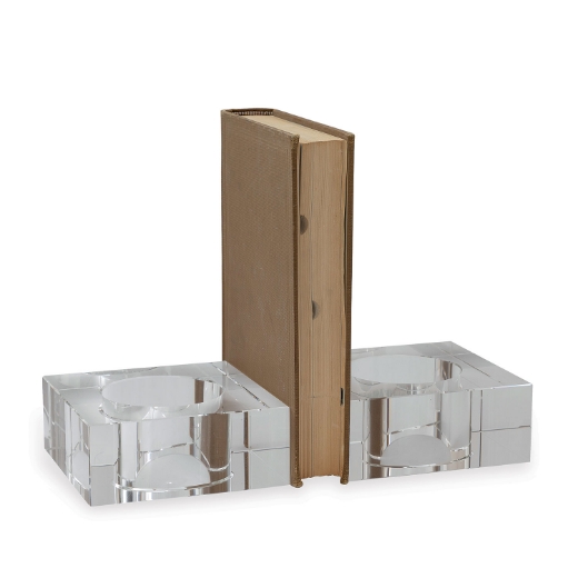 Picture of SANDY CRYSTAL BOOKENDS--PAIR
