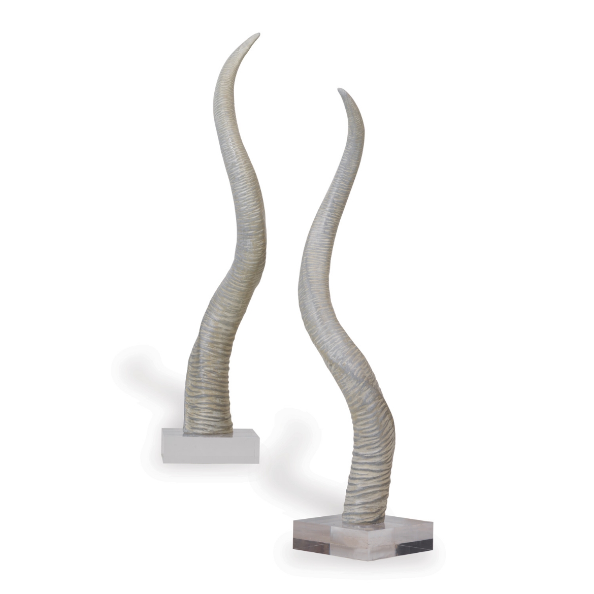 Picture of Safari Gray-White Horn Sculpture