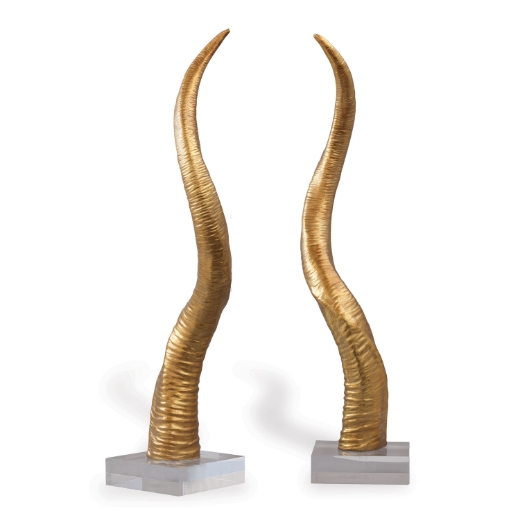 Picture of Safari Gold Horn Sculpture