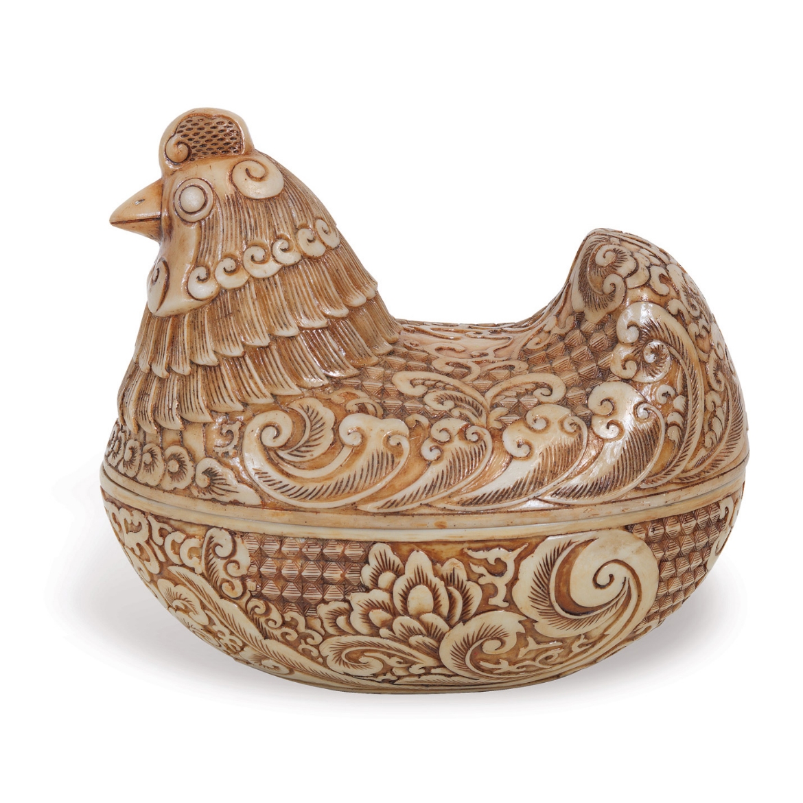 Picture of Imperial Ivory Hen Box