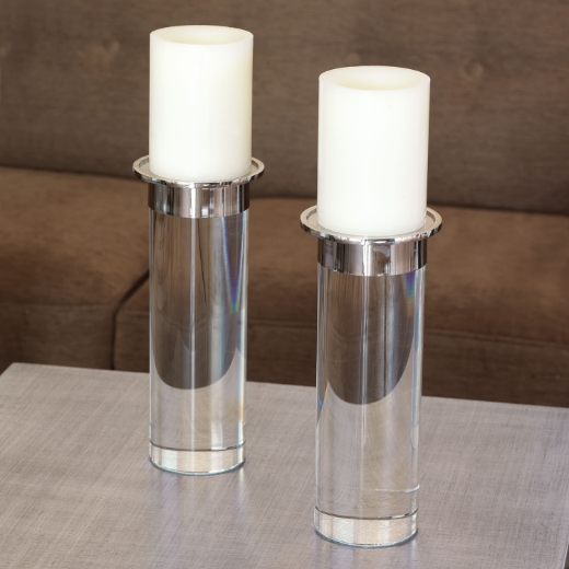 Picture of Addison Nickel Candleholder (set of 2)
