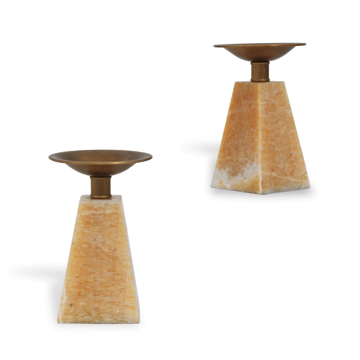 Picture of Cairo Tuscan Marble Candleholder--Set/2