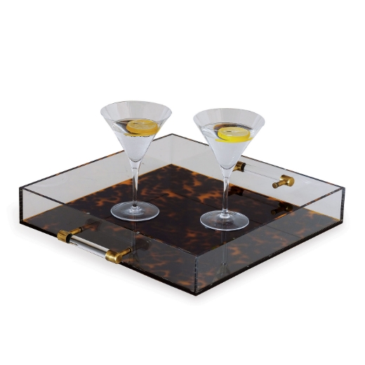 Picture of Tortoise Lucite Tray