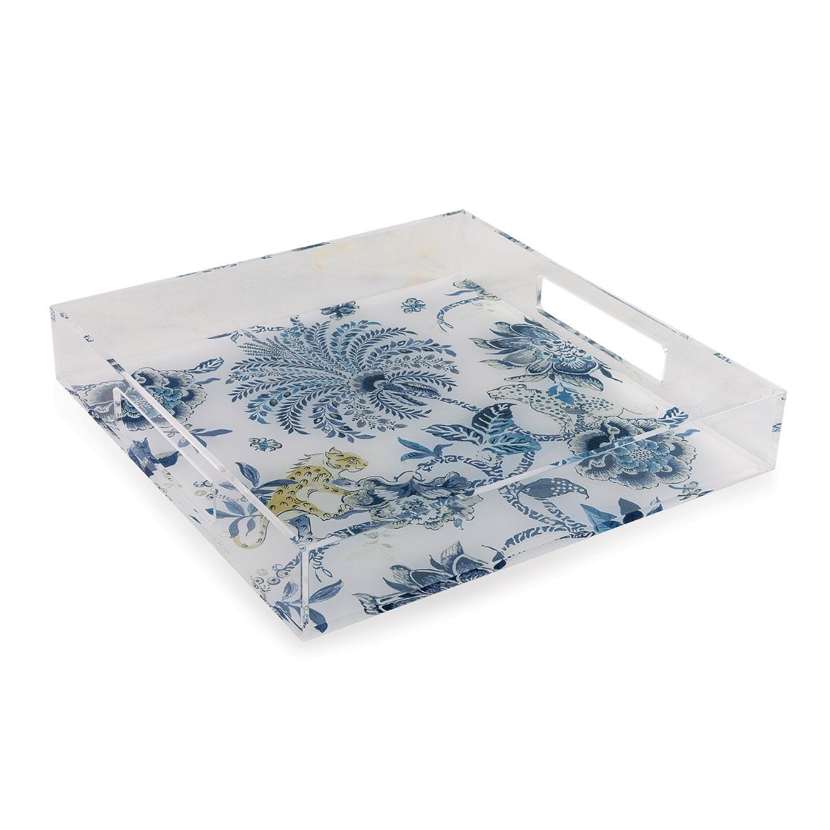 Picture of Braganza Blue Lucite Tray