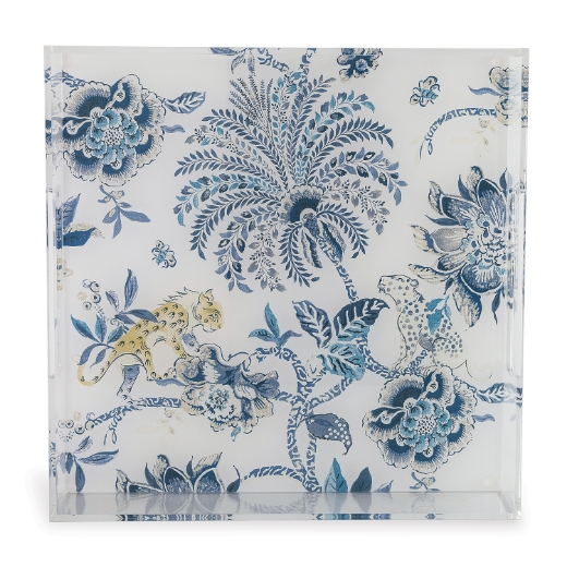 Picture of Braganza Blue Lucite Tray