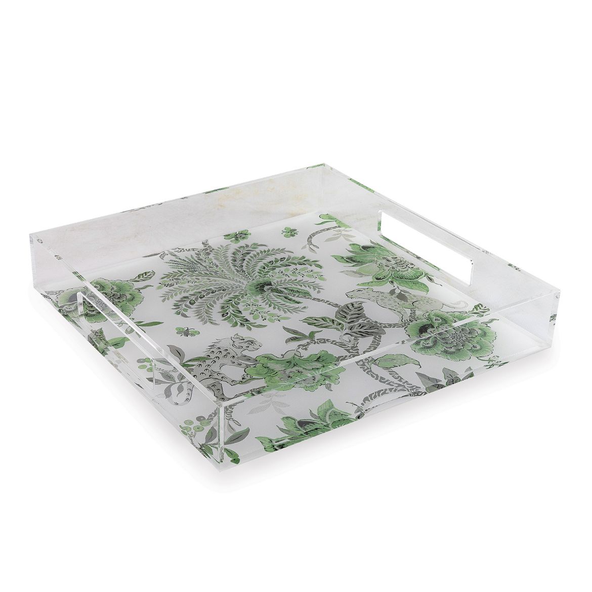 Picture of Braganza Green Lucite Tray
